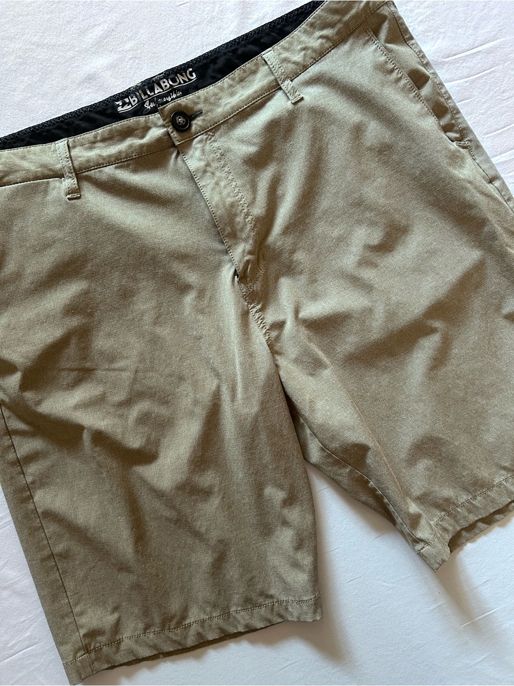 Billabong Crossfire Submersible Shorts Men’s 38 Khaki Hybrid Walkshort